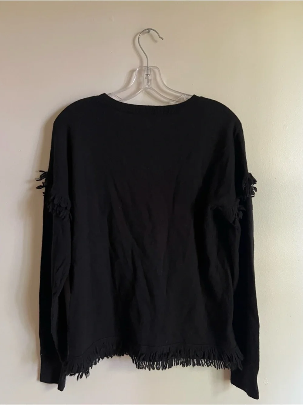 Vineyard Vines Woman’s Black Super Soft Cashmere Wool Blend Sweater Size Small